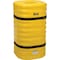 Global Industrial 42H x 24W Column Protector, 10 Column Opening, Yellow 708164YL - alternate 1